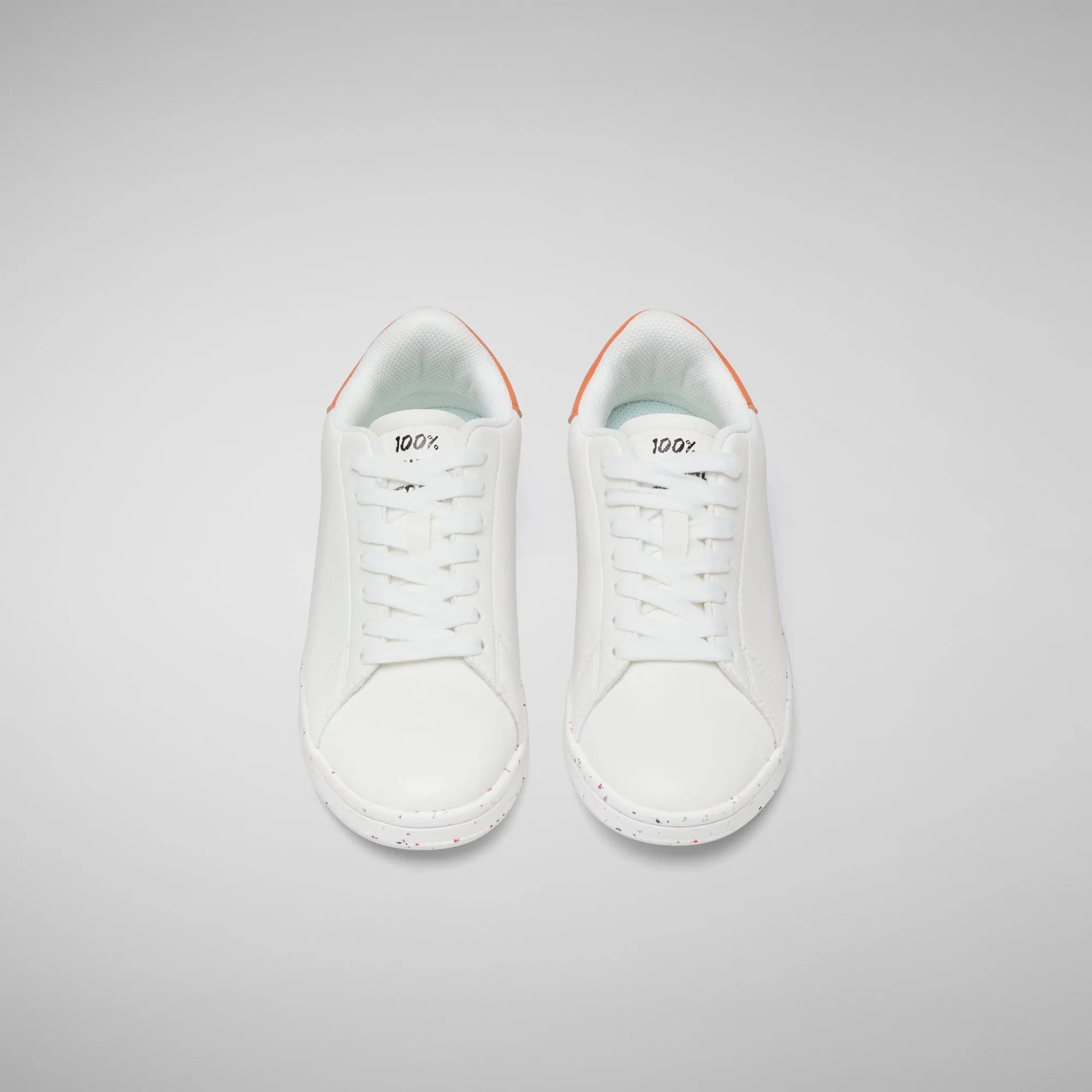 Unisex Iyo Sneakers in Fluo Orange