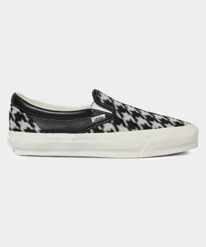 Vans Slip-On Re-issue 98 in Black Houndstooth