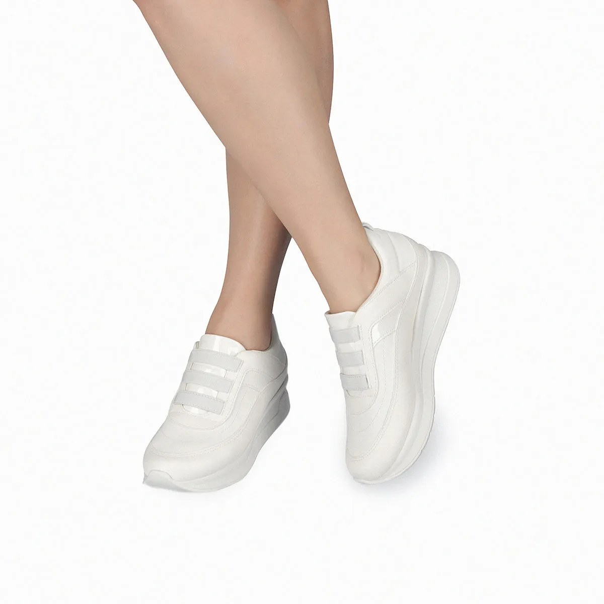 White ENERGY Sneakers for Women (996.017)