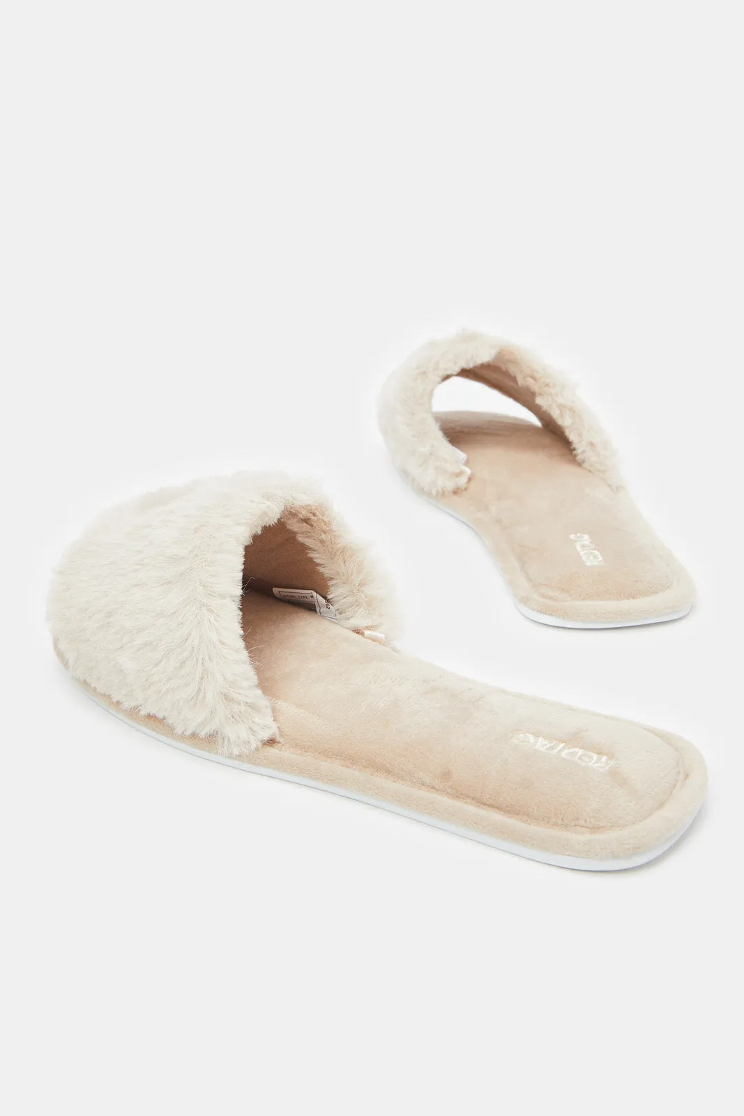 Women Taupe Classic Slipper