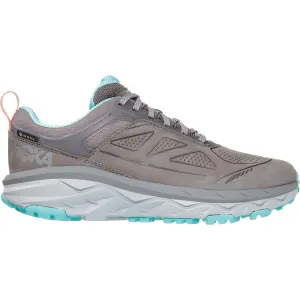 Women's Hoka One One Challenger Low Gore-Tex Charcoal Grey/Wild Dove Nubuck