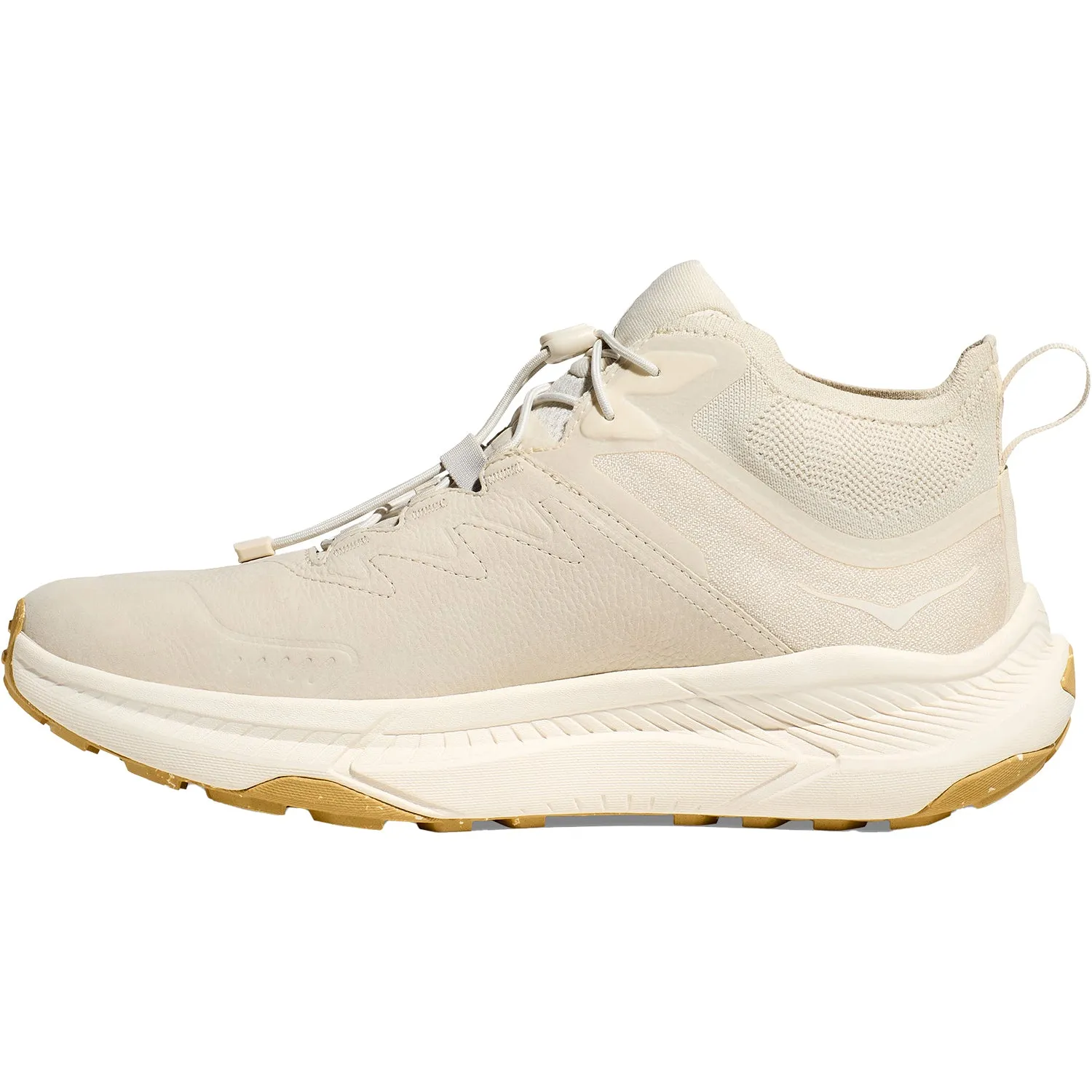 Women's Hoka Transport Chukka GoreTex Oat Milk/Alabaster Synthetic