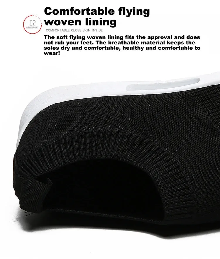 Womens Light Running Shoes Jogging Shoes Breathable Women Sneakers Slip On Loafer Shoe Momens Casual Shoes Unisex Sock Shoes