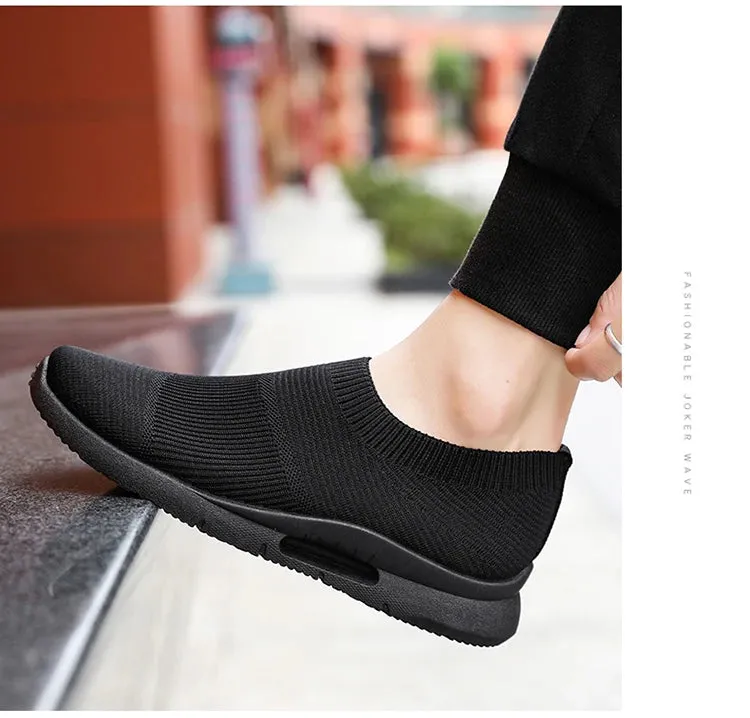 Womens Light Running Shoes Jogging Shoes Breathable Women Sneakers Slip On Loafer Shoe Momens Casual Shoes Unisex Sock Shoes