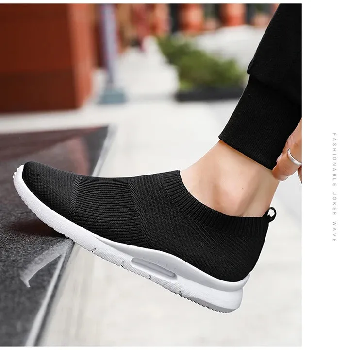 Womens Light Running Shoes Jogging Shoes Breathable Women Sneakers Slip On Loafer Shoe Momens Casual Shoes Unisex Sock Shoes