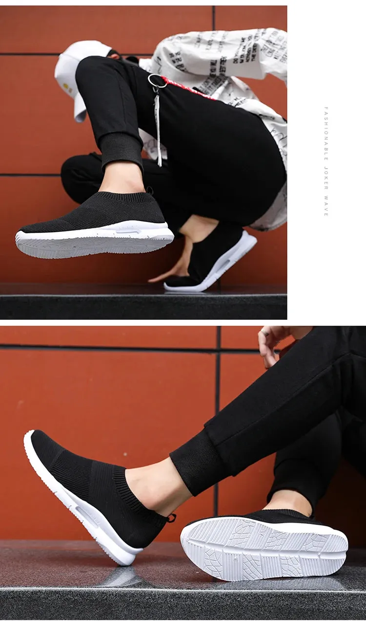 Womens Light Running Shoes Jogging Shoes Breathable Women Sneakers Slip On Loafer Shoe Momens Casual Shoes Unisex Sock Shoes