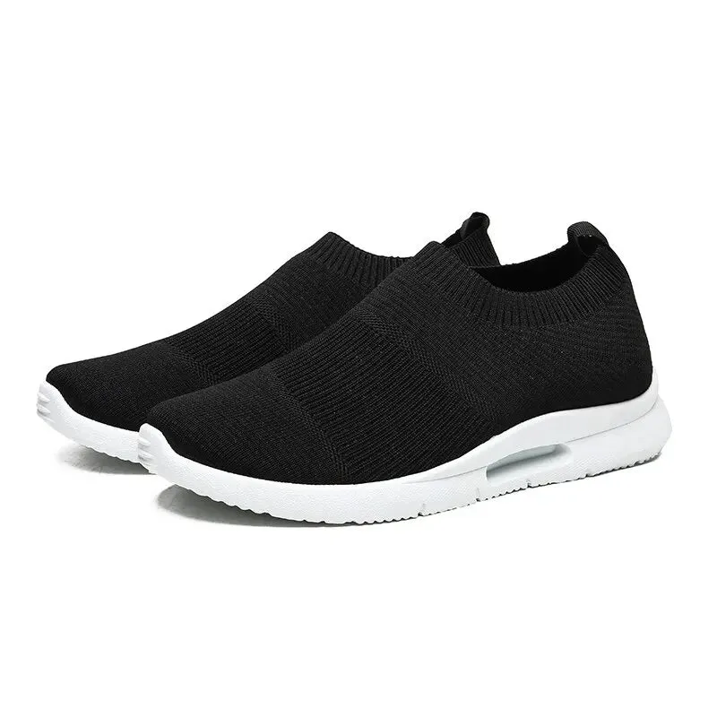 Womens Light Running Shoes Jogging Shoes Breathable Women Sneakers Slip On Loafer Shoe Momens Casual Shoes Unisex Sock Shoes