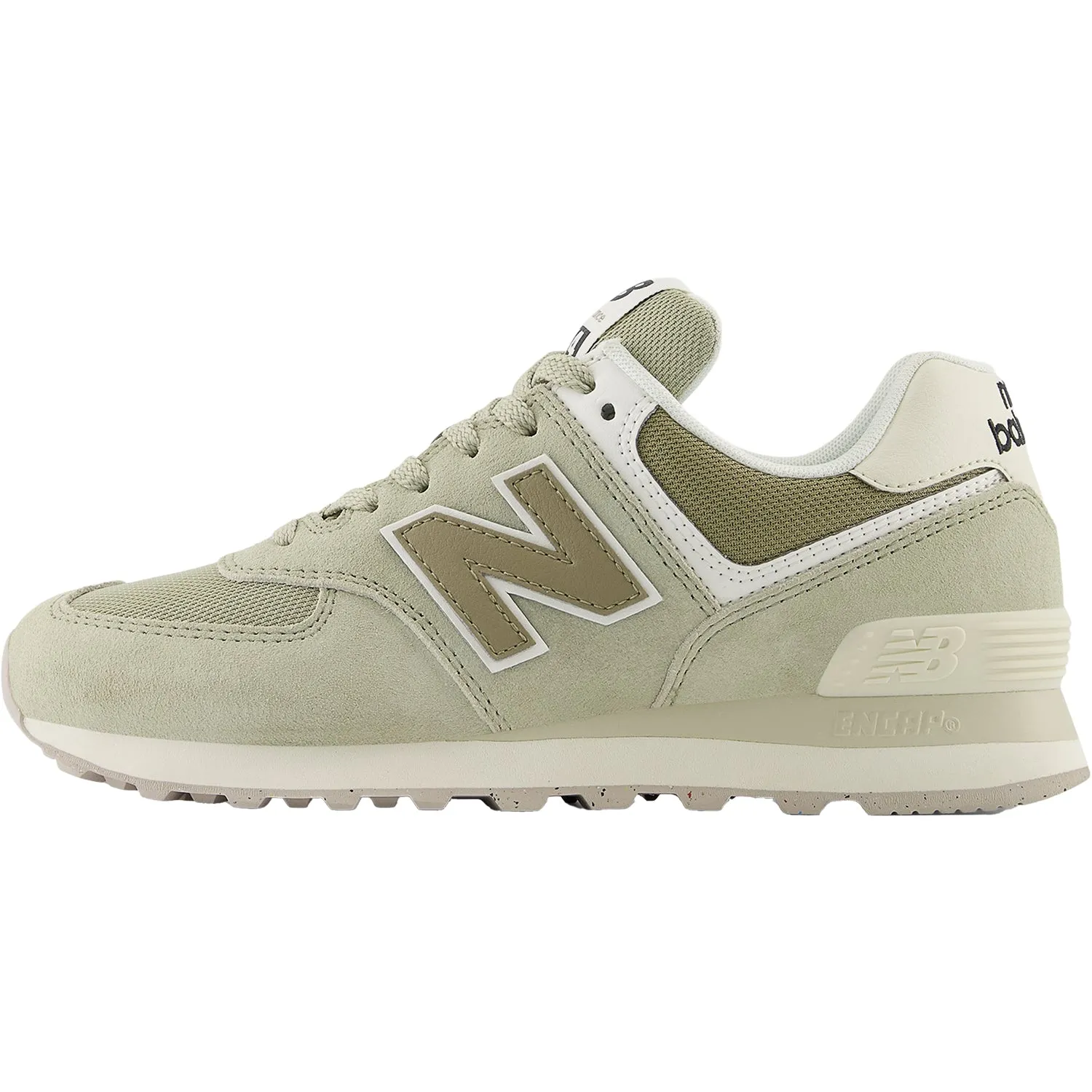 Women's New Balance WL574DP2 Olivine/Dark Stoneware/Turtledove Suede