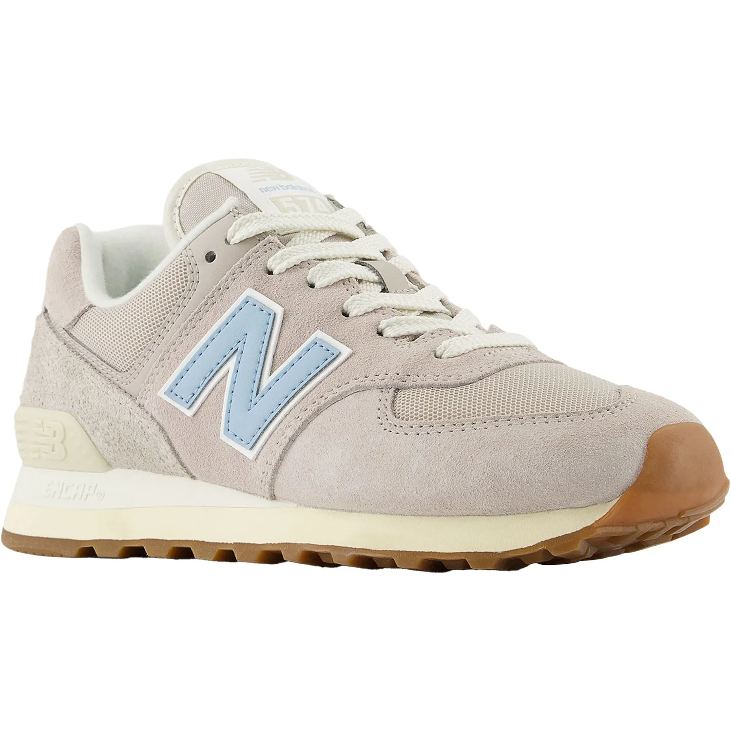 Women's New Balance WL574GQ2 Moonrock/Chrome Blue/Sea Salt Suede