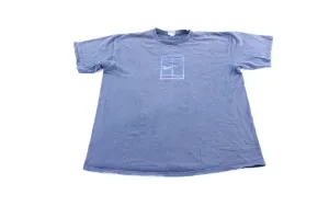 Y2K Nike Tennis Court Logo Blue T-Shirt